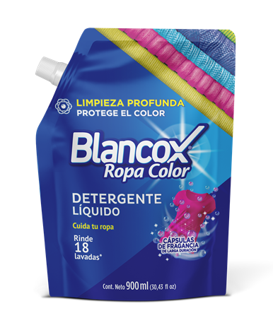 Detergente Líquido Ropa Regular Doypack 900mL