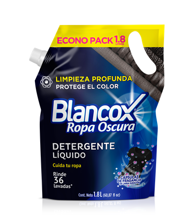 Detergente Líquido Ropa Oscura Doypack 1.8L