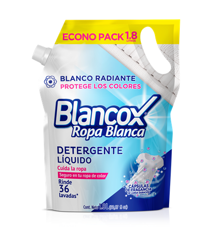 Detergente Líquido Ropa Blanca Doypack 1.8L