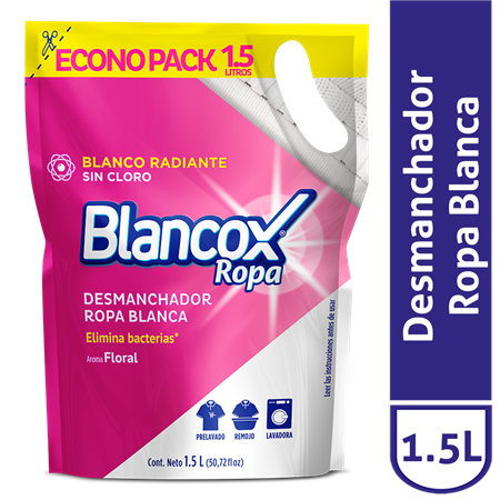 Desmanchador Líquido Ropa Blanca Doypack 1.5L